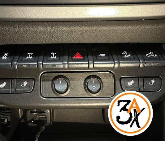 Dual Switch Cover - Heated Seat 2015-2023 Chevy Colorado